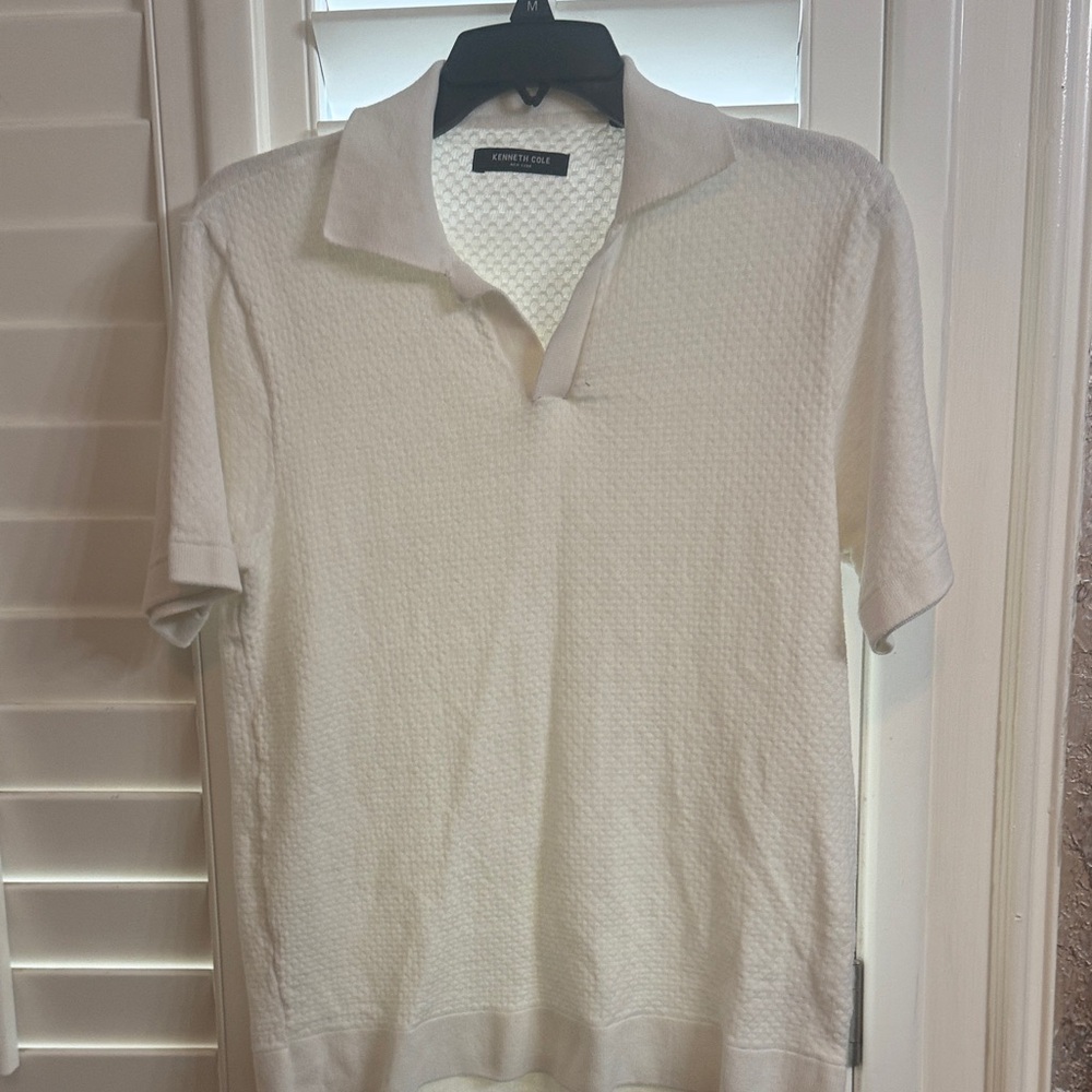 Calvin Klein Men's Cream Polo Shirt